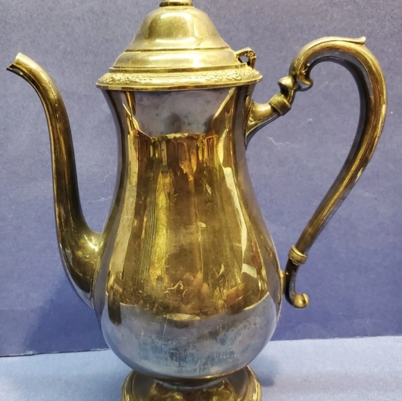 Camille International & WR Silverplate Teapot & Creamer Vintage Tea Service Set - Picture 4 of 12